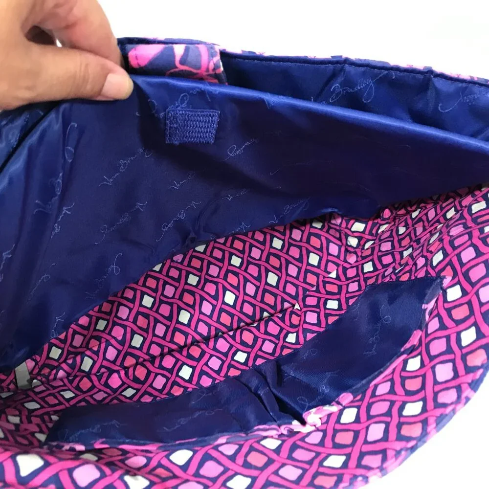 Vera Bradley Floral Laptop Bag Purple Pink